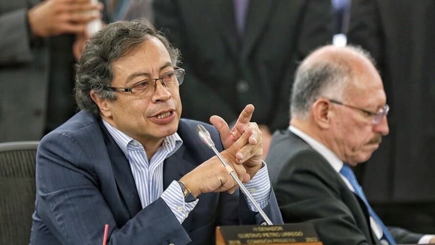Gustavo Petro reaccionó a la imputación anunciada por la Fiscalía contra el exgobernador Sergio Fajardo. Foto: Colprensa / CAMILA DÍAZ