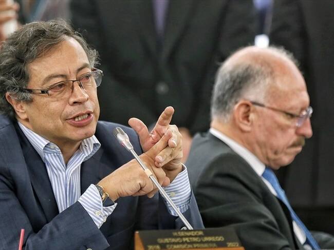 Gustavo Petro reaccionó a la imputación anunciada por la Fiscalía contra el exgobernador Sergio Fajardo. Foto: Colprensa / CAMILA DÍAZ