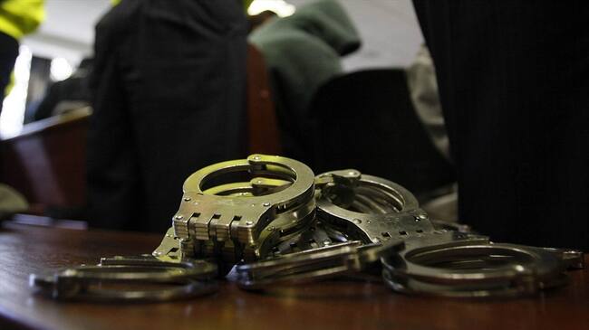 Arresto de miembros de Los Bodegueros. Foto: Colprensa