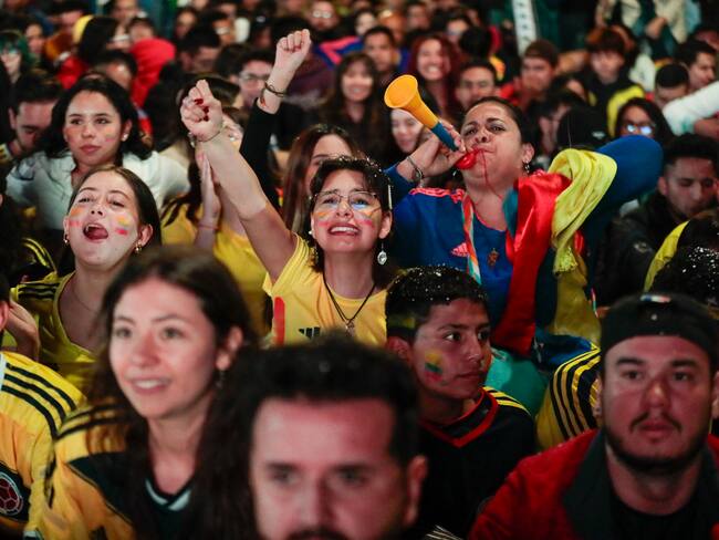 Aficionados de la selección colombiana de fútbol. EFE/ Carlos Ortega