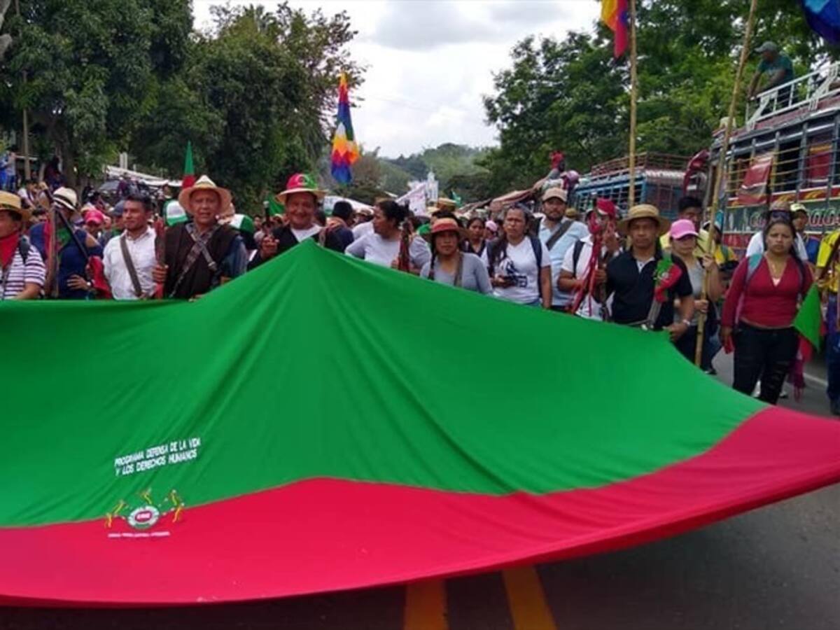 Más indígenas del Cauca llegarán a Bogotá para apoyar el paro nacional