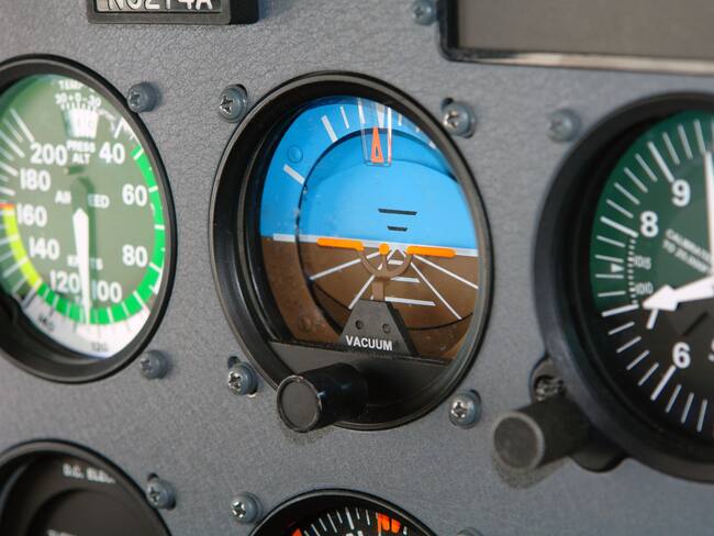 Monitor de avión tipo Cessna. Foto: Infospeed / Getty Images / infospeed