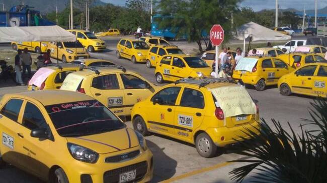 Taxistas Santa Marta / Cortesía
