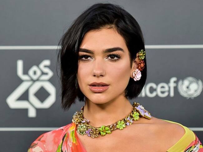 Dua Lipa en la gala de los 40 principales. Foto: Getty Images