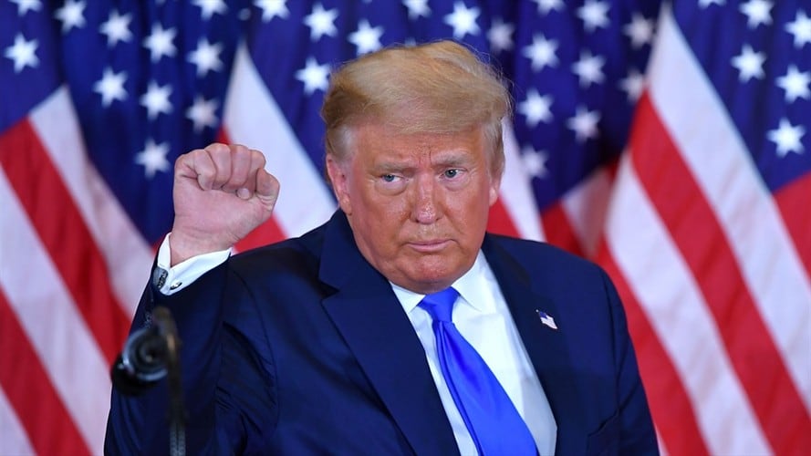 “Gané las elecciones”: Trump aparece por primera vez tras su derrota ante Biden . Foto: Getty