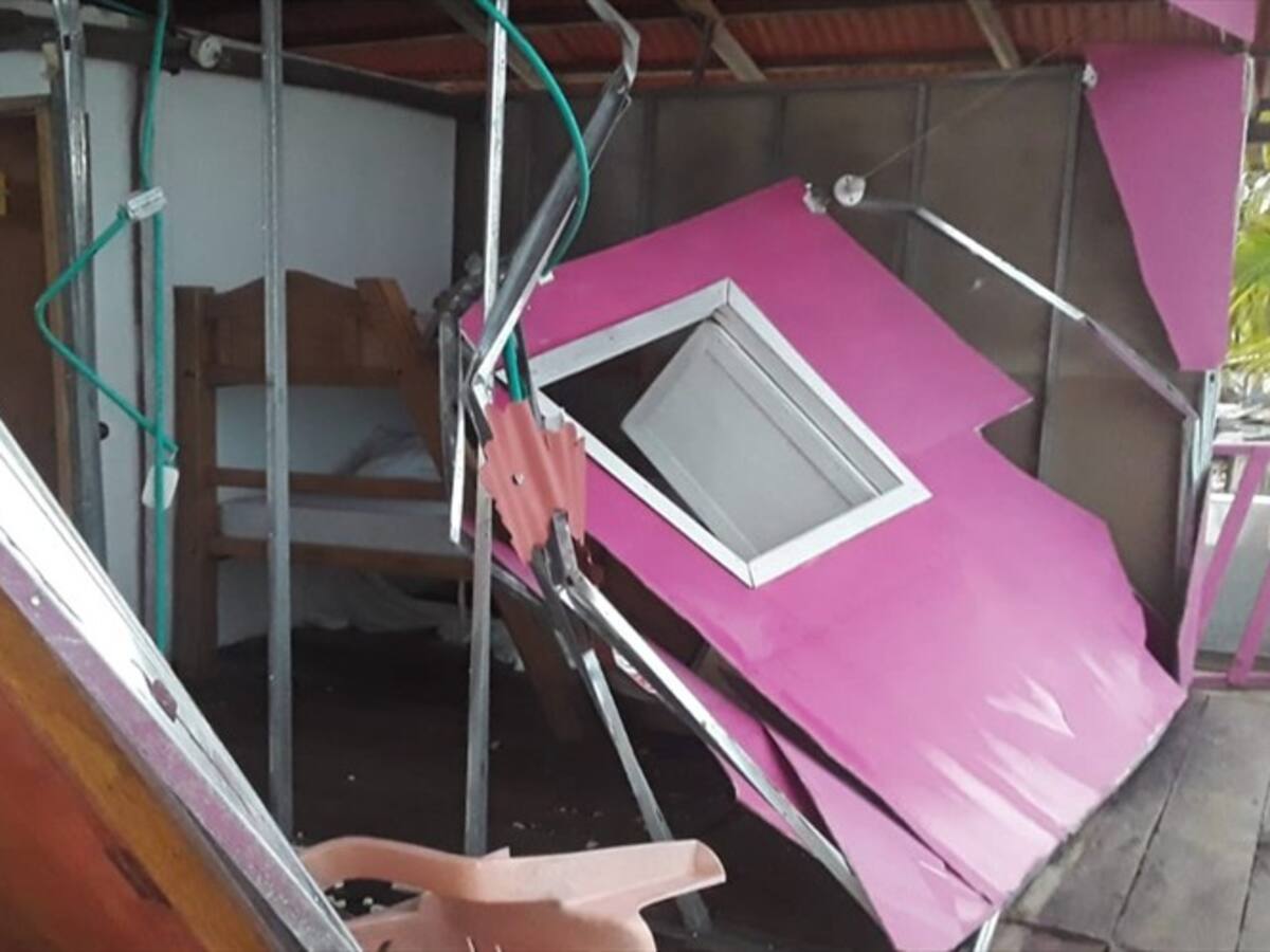 Vendaval deja al menos 68 familias afectadas en la zona insular de Cartagena