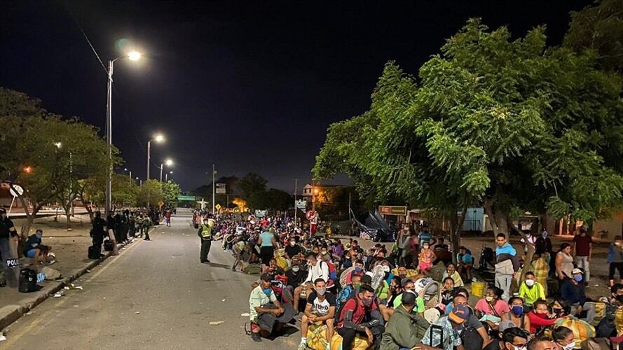 Migrantes venezolanos . Foto: Cortesía