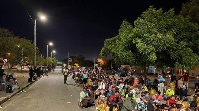 Migrantes venezolanos . Foto: Cortesía