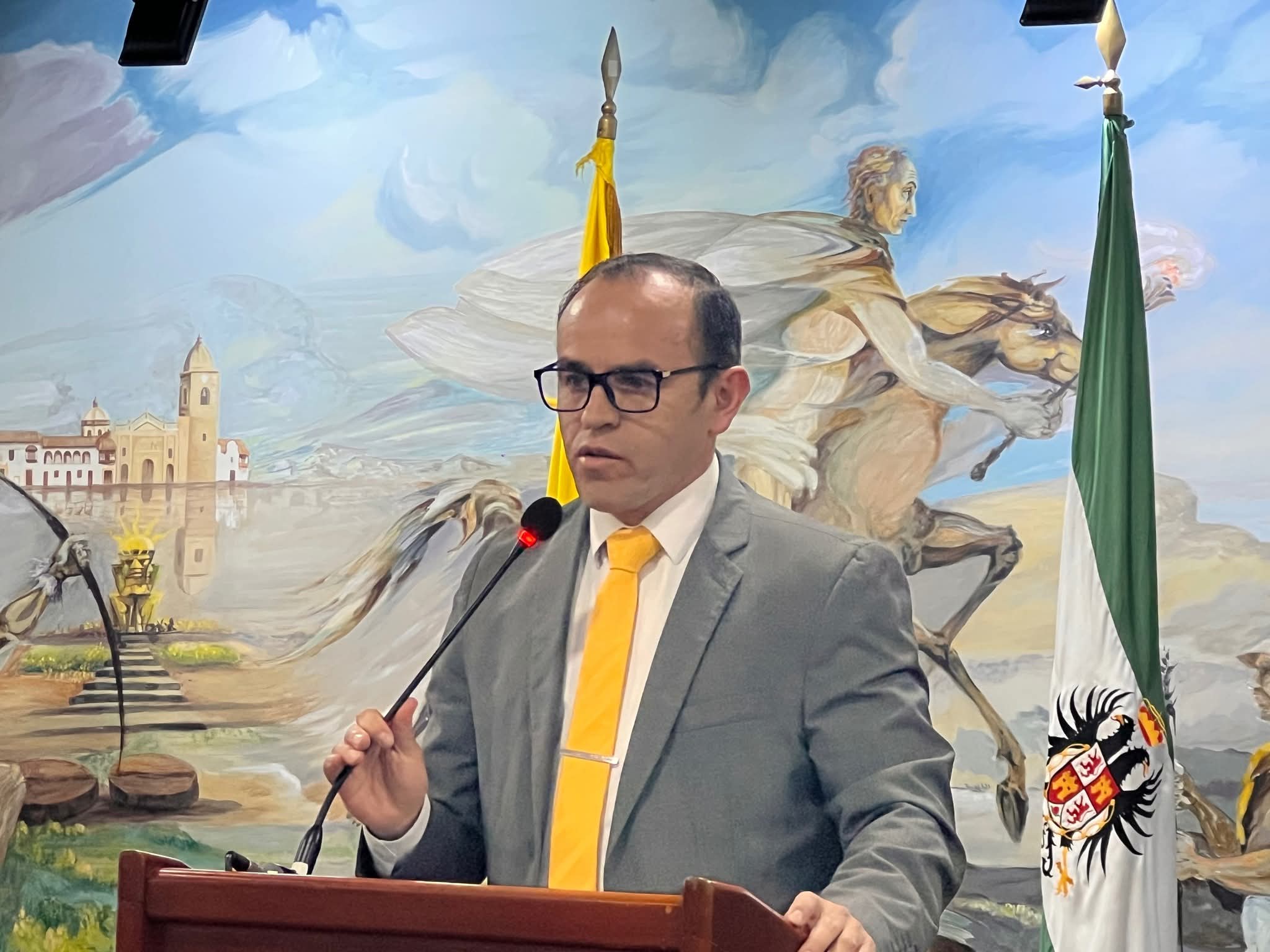 Nelson Andrés Villabona Rueda, personero municipal de Tunja (Boyacá).