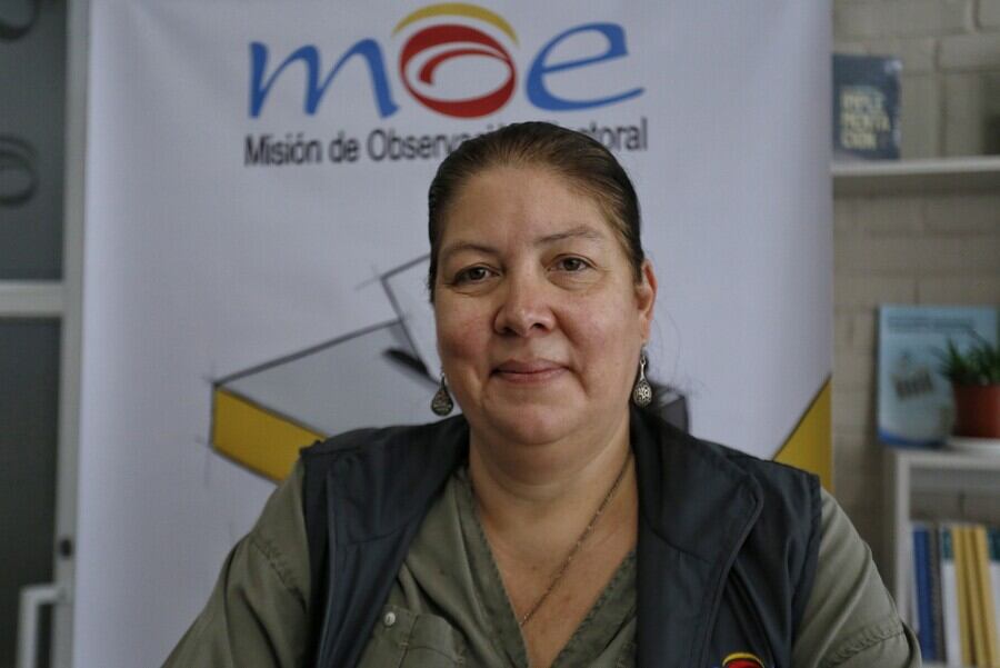 Alejandra Barrios, directora de la Misión de Observación Electoral (MOE). Foto: Colprensa.
