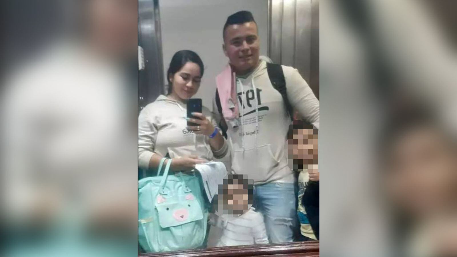 Cucuteños secuestrados en la frontera con Estados Unidos. Foto suministrada por la familia.