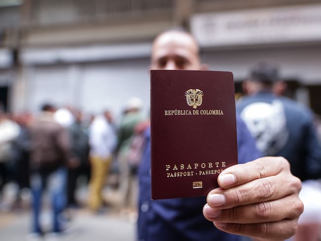 Foto de referencia de un pasaporte (Colprensa - John Paz)