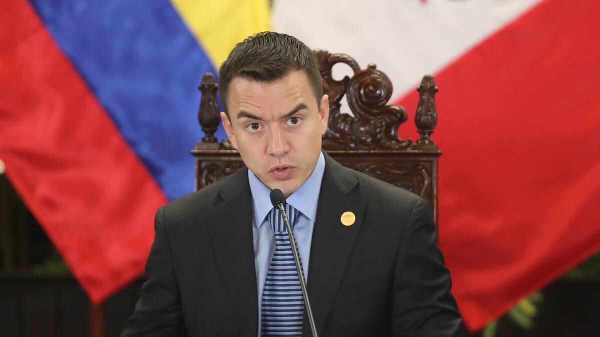 Noboa planteará al Parlamento reforma para permitir bases militares extranjeras en Ecuador