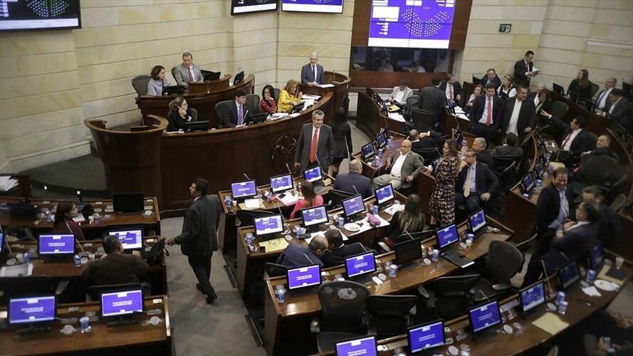 La plenaria del Senado le dio vía libre en segundo debate a la Reforma a la Justicia presentada por el Gobierno. Foto: Colprensa