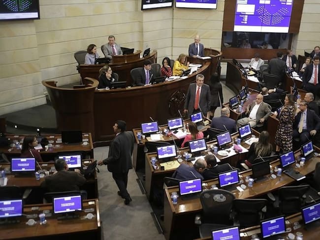 La plenaria del Senado le dio vía libre en segundo debate a la Reforma a la Justicia presentada por el Gobierno. Foto: Colprensa