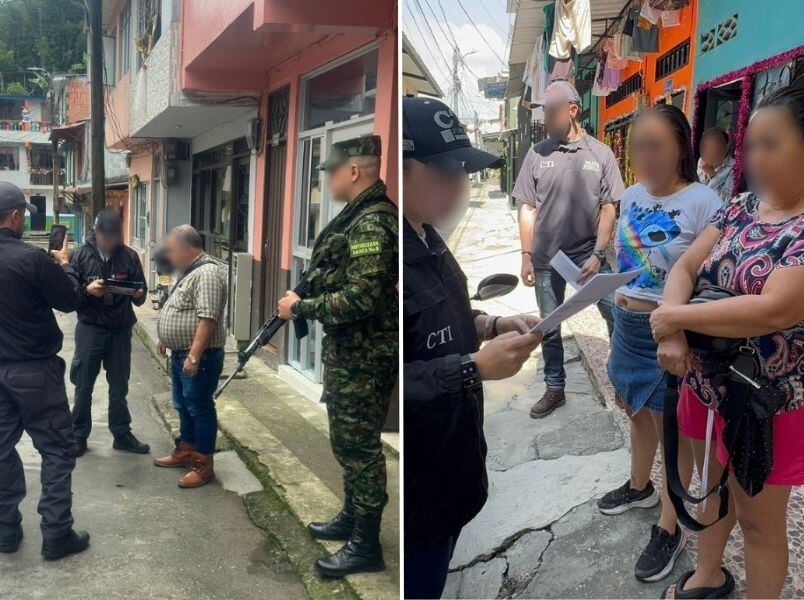 Capturados por delitos de enriquecimiento ilegal (foto:  Ejército Nacional)