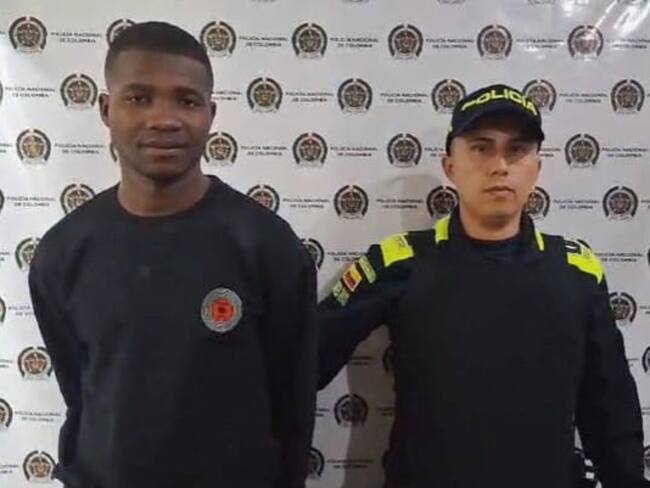 Jeison Fabián Riascos, Capturado en Popayán. Crédito: Policía Nacional.