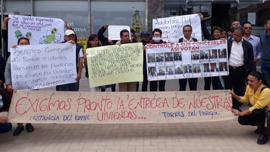 Sigue la polémica en Tunja por controvertidos proyectos de vivienda . Foto: La Wcon Julio Sánchez Cristo