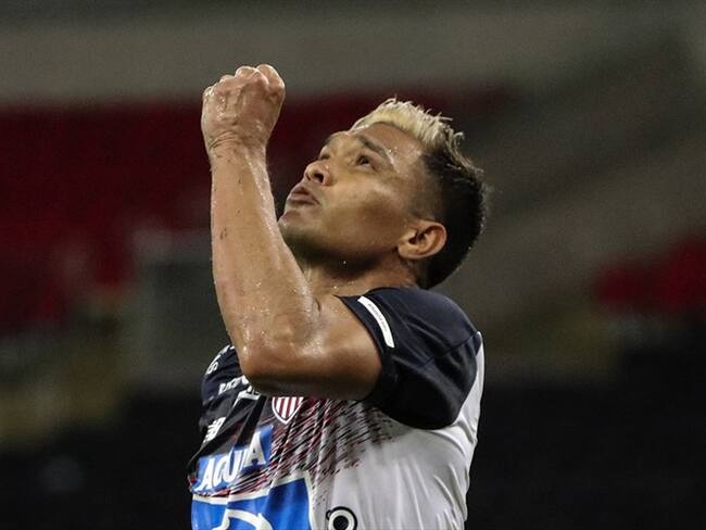 Polémicas palabras de Teófilo Gutiérrez tras su expulsión ante Atlético Nacional. Foto: SERGIO MORAES/AFP via Getty Images