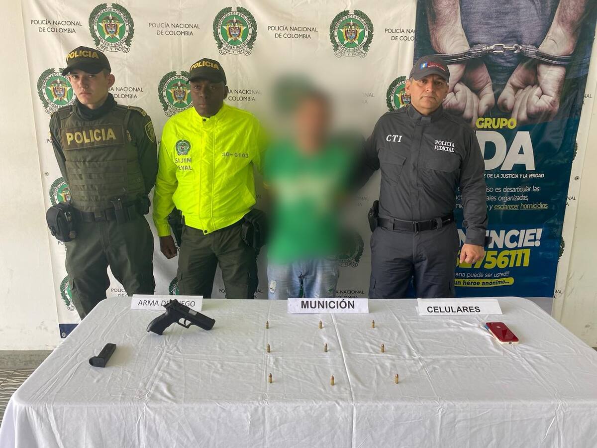 Capturan a alias ‘Arlex’, presunto cerebro del homicidio de guardián del INPEC en Buga