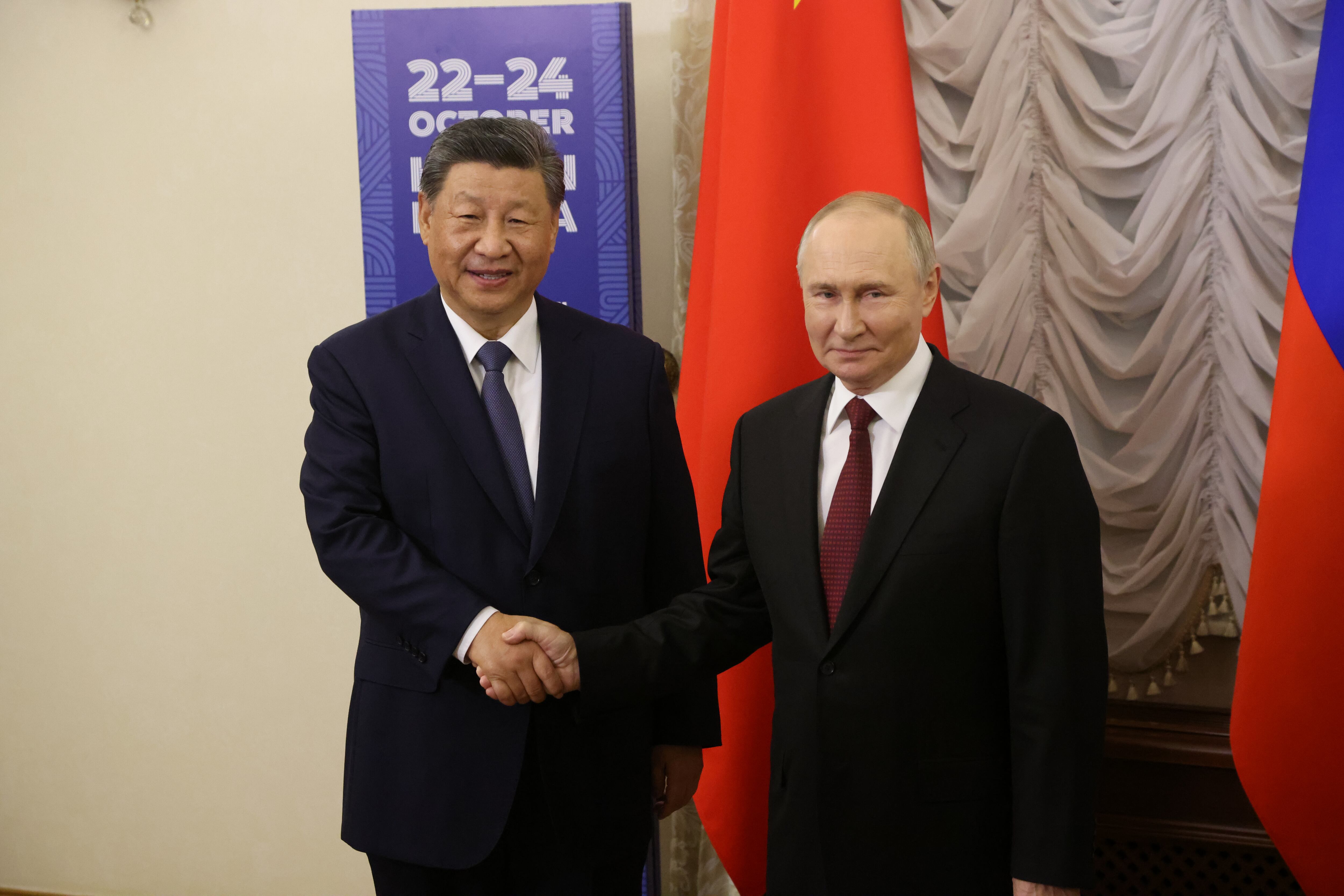 Vladímir Putin y Xi Jinping. Foto: Contributor/Getty Images.