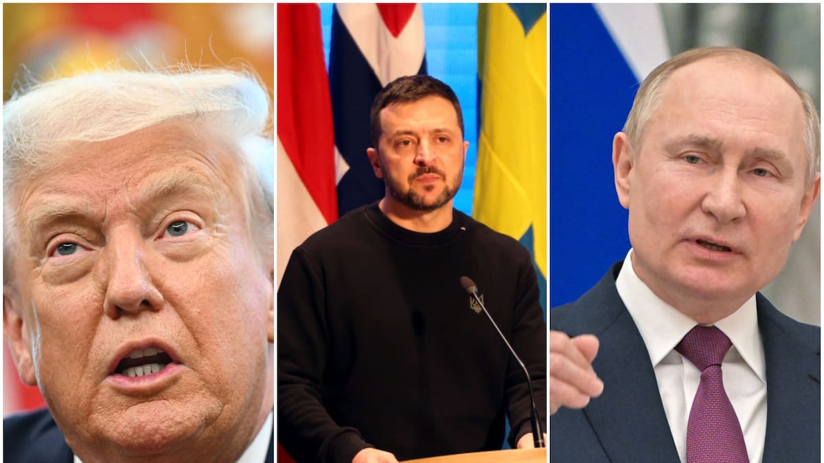 Donald Trump dijo que solo se reunirá con Putin y Zelenski cuando el acuerdo de paz sea definitivo