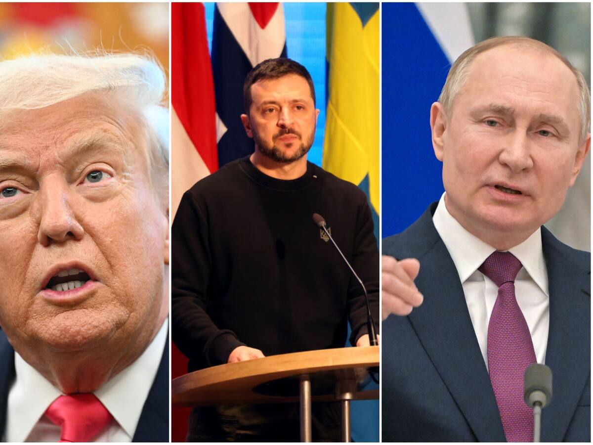 Donald Trump dijo que solo se reunirá con Putin y Zelenski cuando el acuerdo de paz sea definitivo