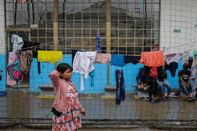 Indígenas en la UPI La Rioja. Foto: Colprensa.