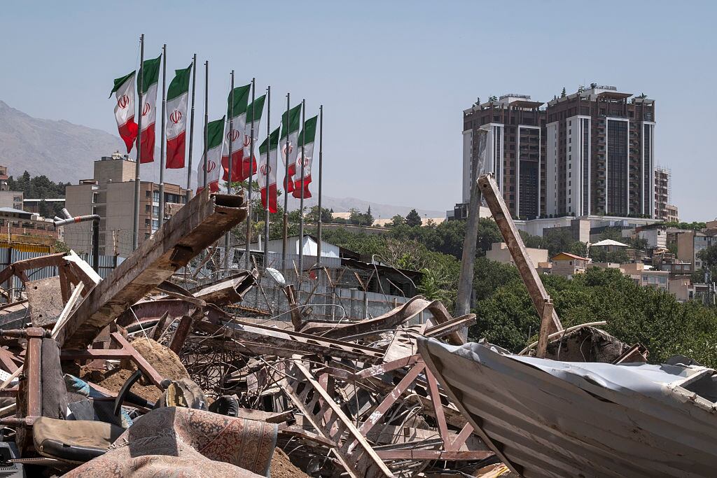 Imagen de guerra entre Irán e Israel. Foto: Getty Images.