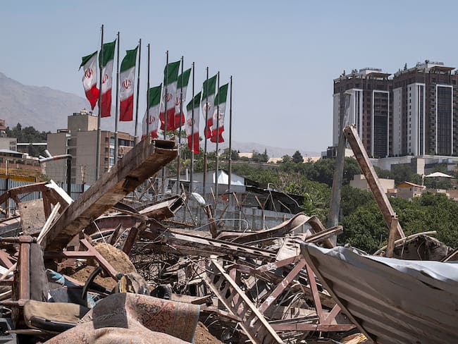 Imagen de guerra entre Irán e Israel. Foto: Getty Images.