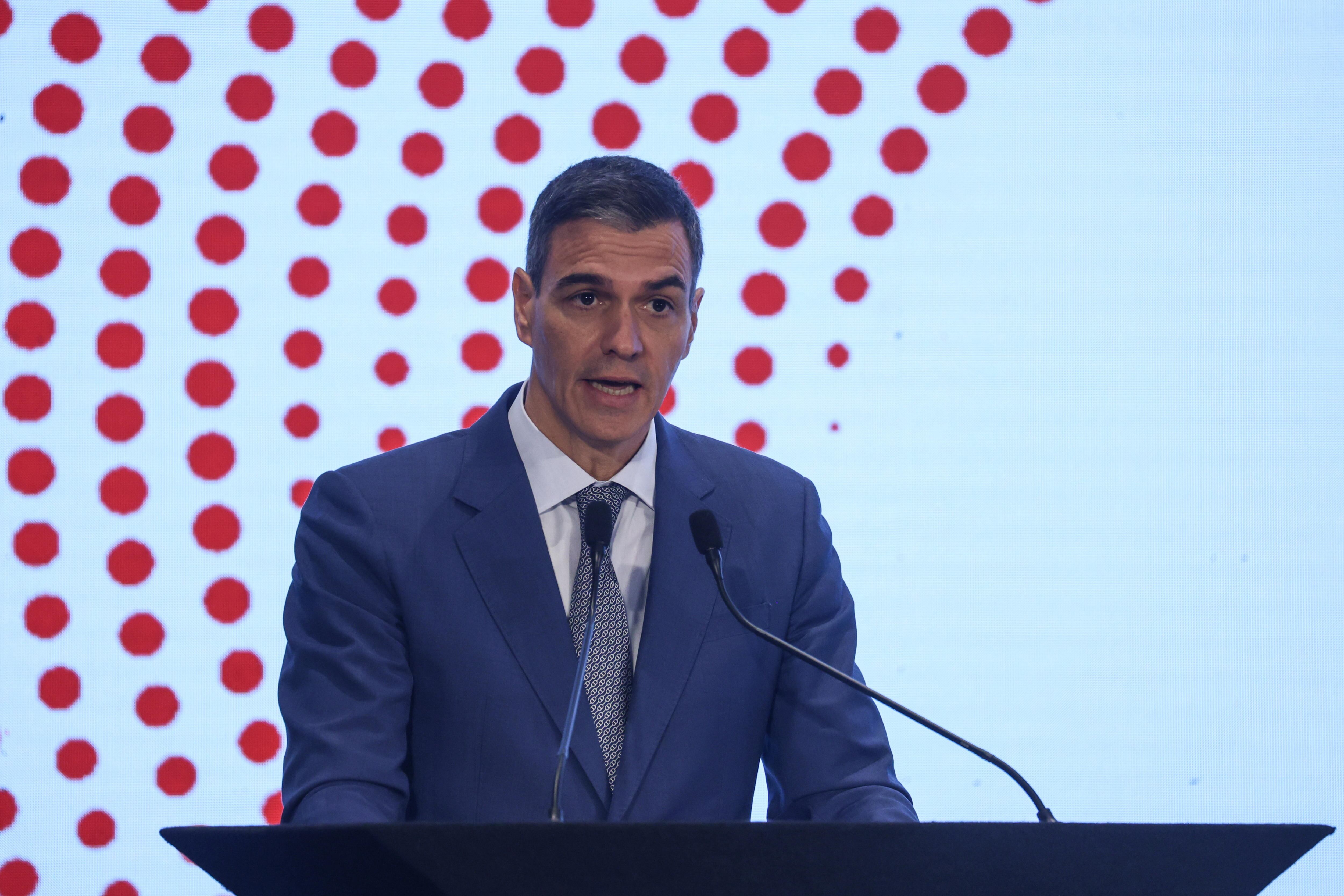 Pedro Sánchez, presidente de España.EFE/EPA/DIVYAKANT SOLANKI