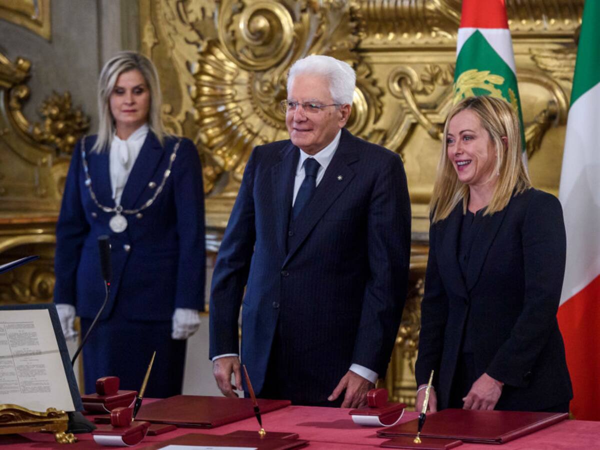 Giorgia Meloni juró como primera ministra de Italia