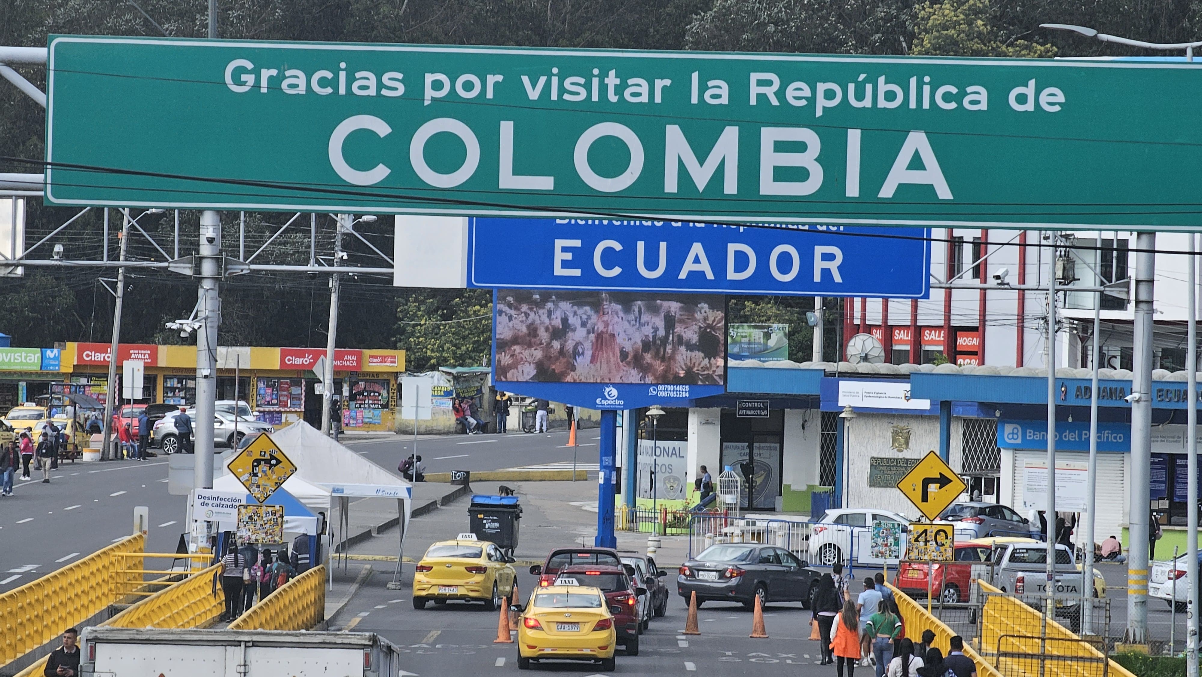 Frontera Colombia - Ecuador, Puente Internacional Rumichaca (Nariño) | Foto: Nariño