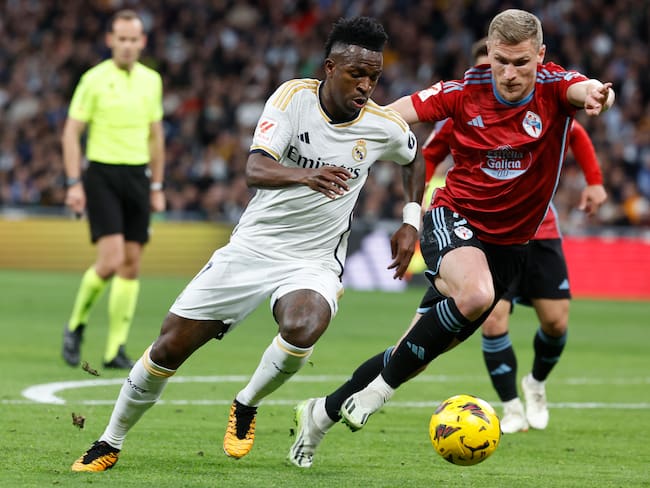 El delantero del Real Madrid Vinicius Jr. Foto: EFE/Chema Moya