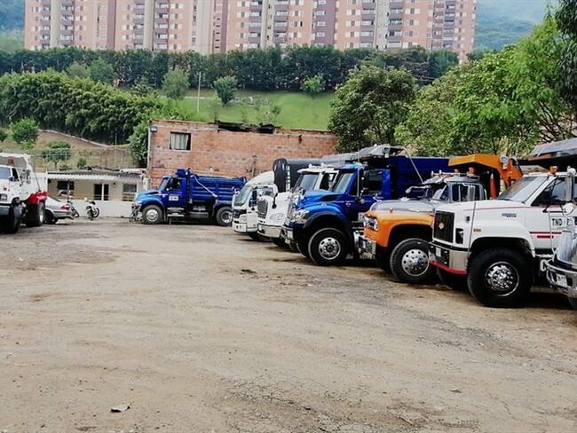 Volqueteros Valle de Aburrá . Foto: Cortesía