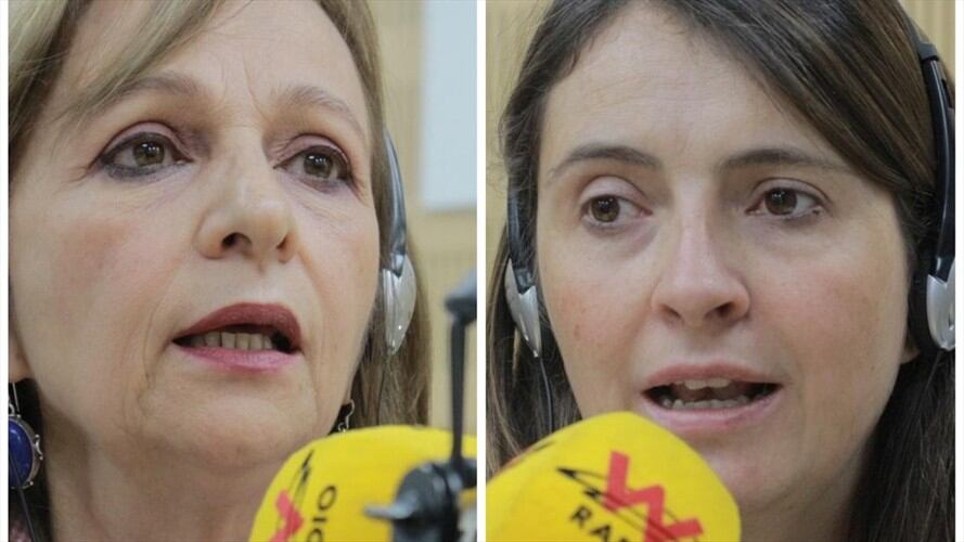 Paloma Valencia y Ángela María Robledo hablaron sonde la Ley Estatutaria del Alto Tribunal.. Foto: W Radio