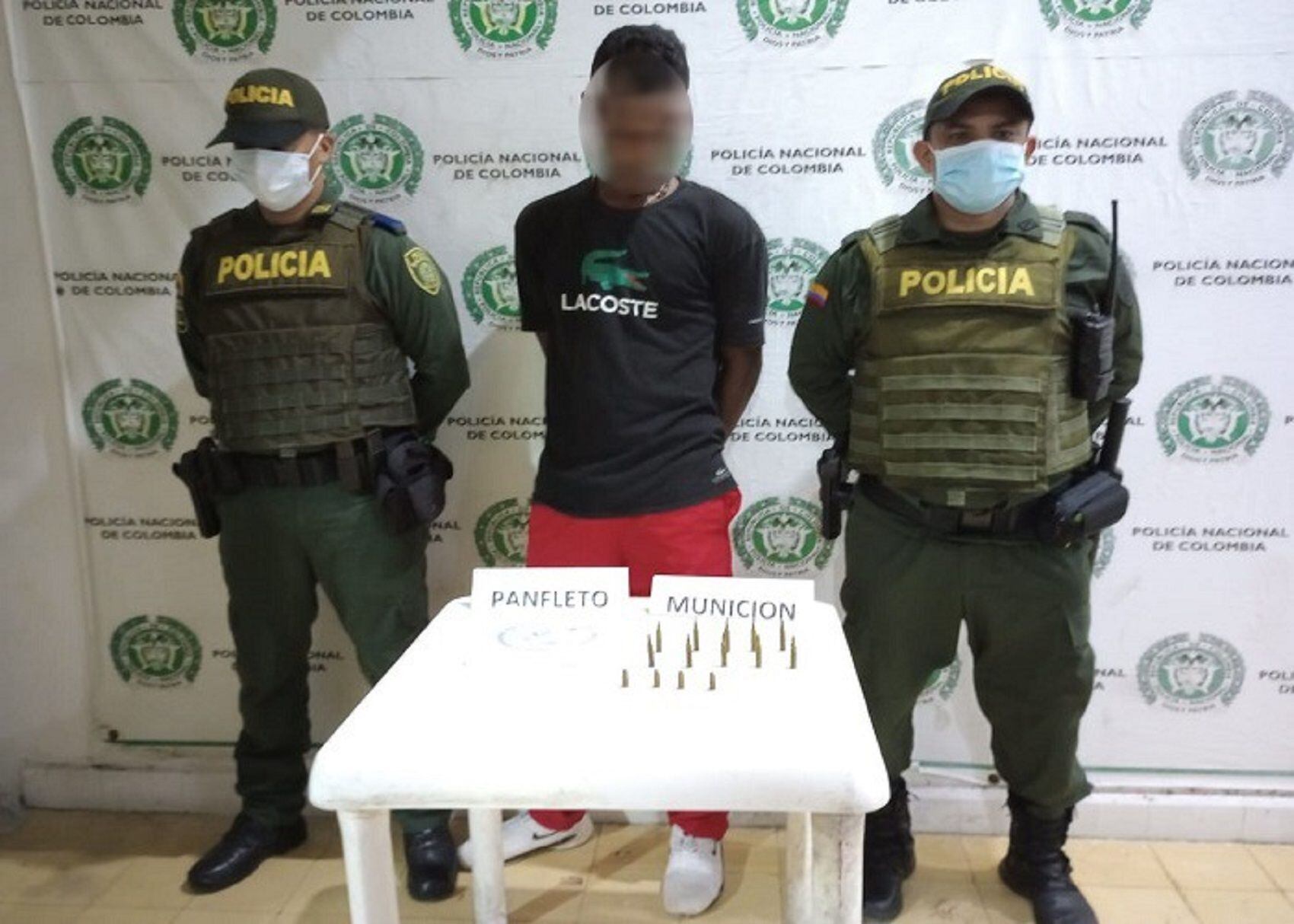 Capturan a hombre señalado de asesinar al secretario de Gobierno de La Apartada, Córdoba. Foto: Policía.