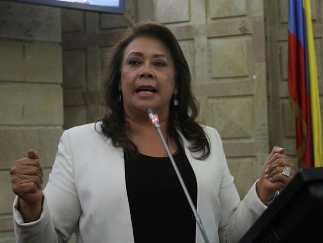 Gloria Stella Díaz renunció al Concejo de Bogotá para asumir un asiento en la Cámara Alta. Foto: Colprensa