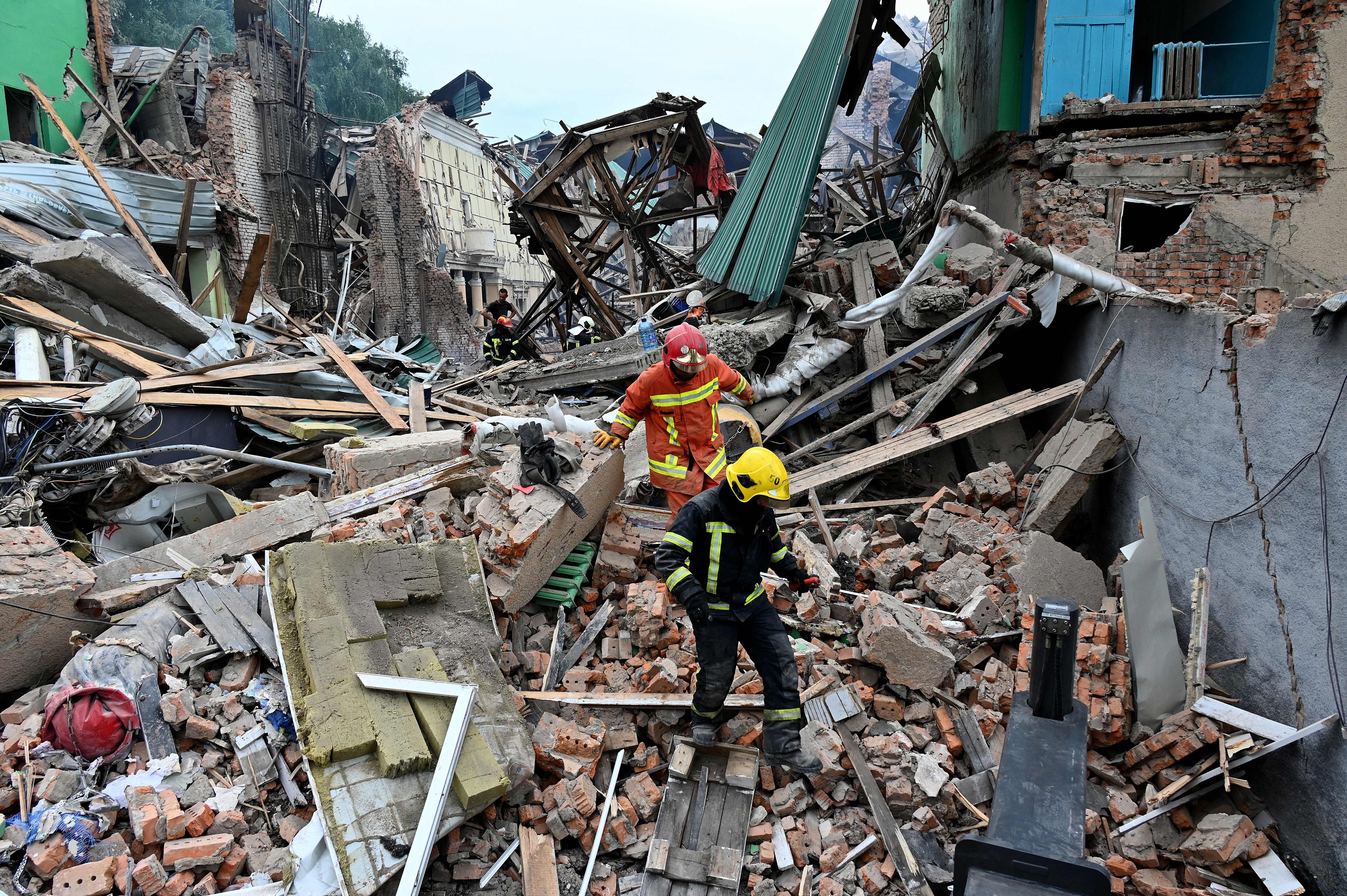 Imagen de los ataques rusos en la región de Odesa, Ucrania, este 25 de julio de 2022. (Photo by SERGEY BOBOK / AFP) (Photo by SERGEY BOBOK/AFP via Getty Images)