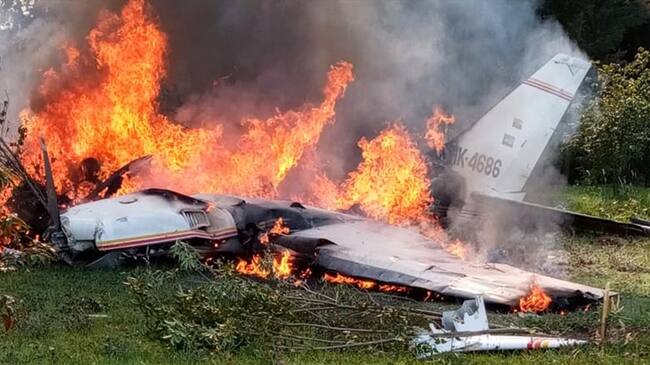 Cae avioneta en sector de Guaymaral. Foto: