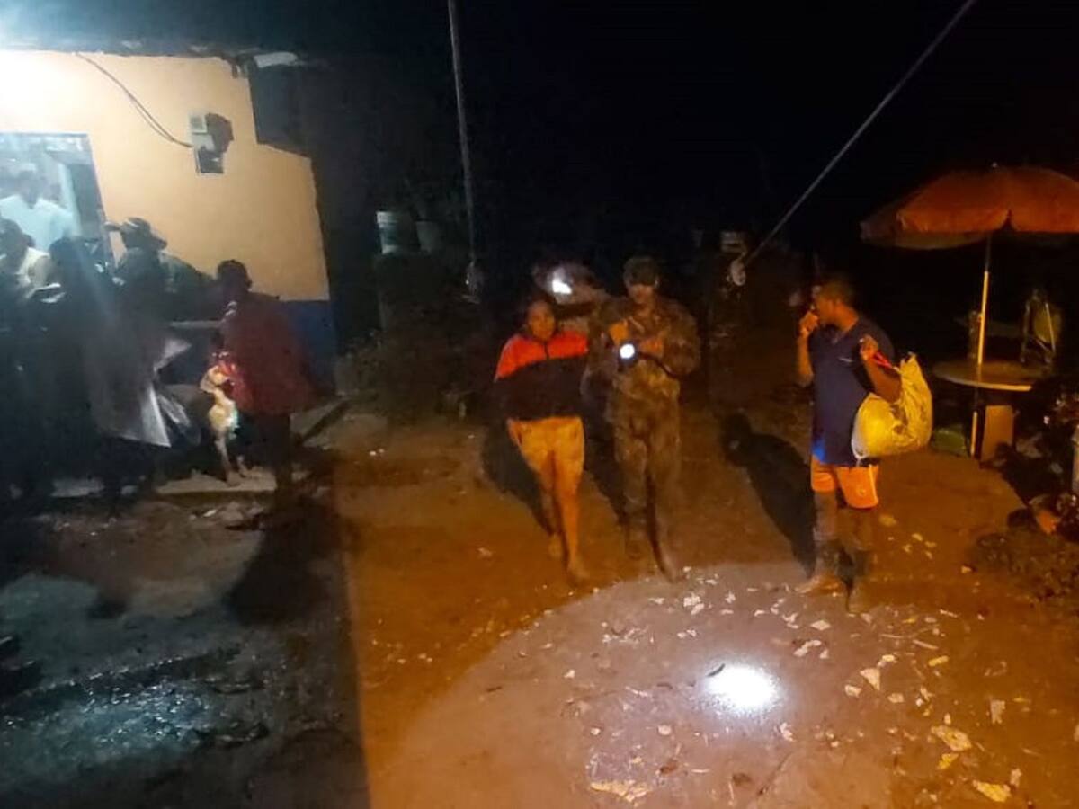 Más de 400 afectados en San Carlos, Antioquia por las lluvias de las últimas horas
