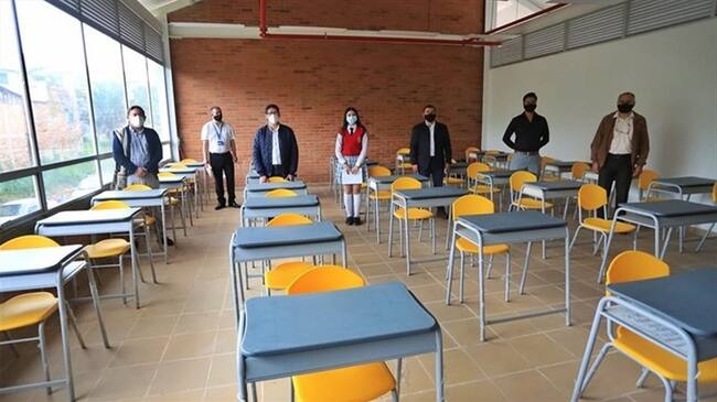 Las obras presentaron graves retrasos por incumplimiento del anterior contratista.. Foto: Gobernación de Boyacá