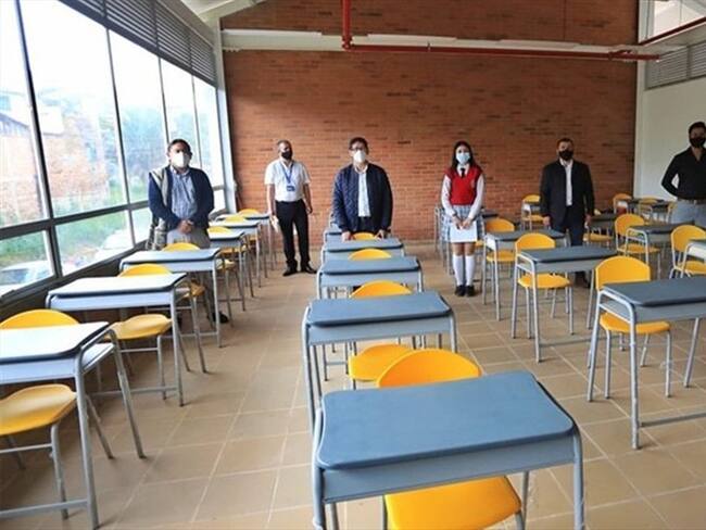 Las obras presentaron graves retrasos por incumplimiento del anterior contratista.. Foto: Gobernación de Boyacá