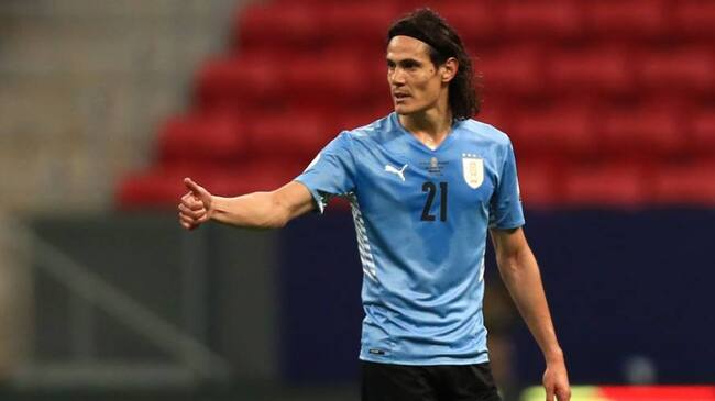 Edinson Cavani Copa America Brasil 2021. Créditos: Getty Images/ Buda Mendes