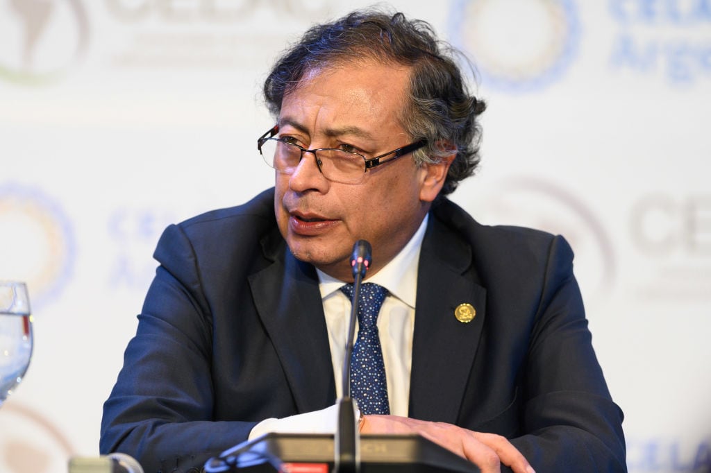 Gustavo Petro. (Photo by Manuel Cortina/SOPA Images/LightRocket via Getty Images)