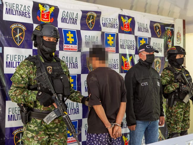 Captura alias 'Satanás'. Foto: Ejército Nacional