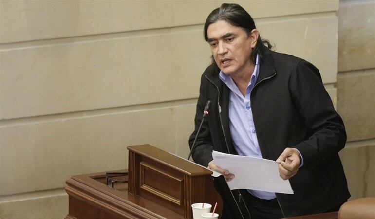 Gustavo Bolívar, senador de la República. Foto: Colprensa / CNE niega recurso para que Gustavo Bolívar sea el segundo vicepresidente del Senado