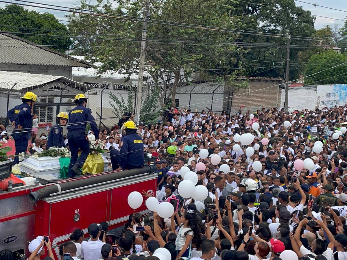 Al unísono de justicia, comunidad de Villagorgona despide a Sofía Delgado