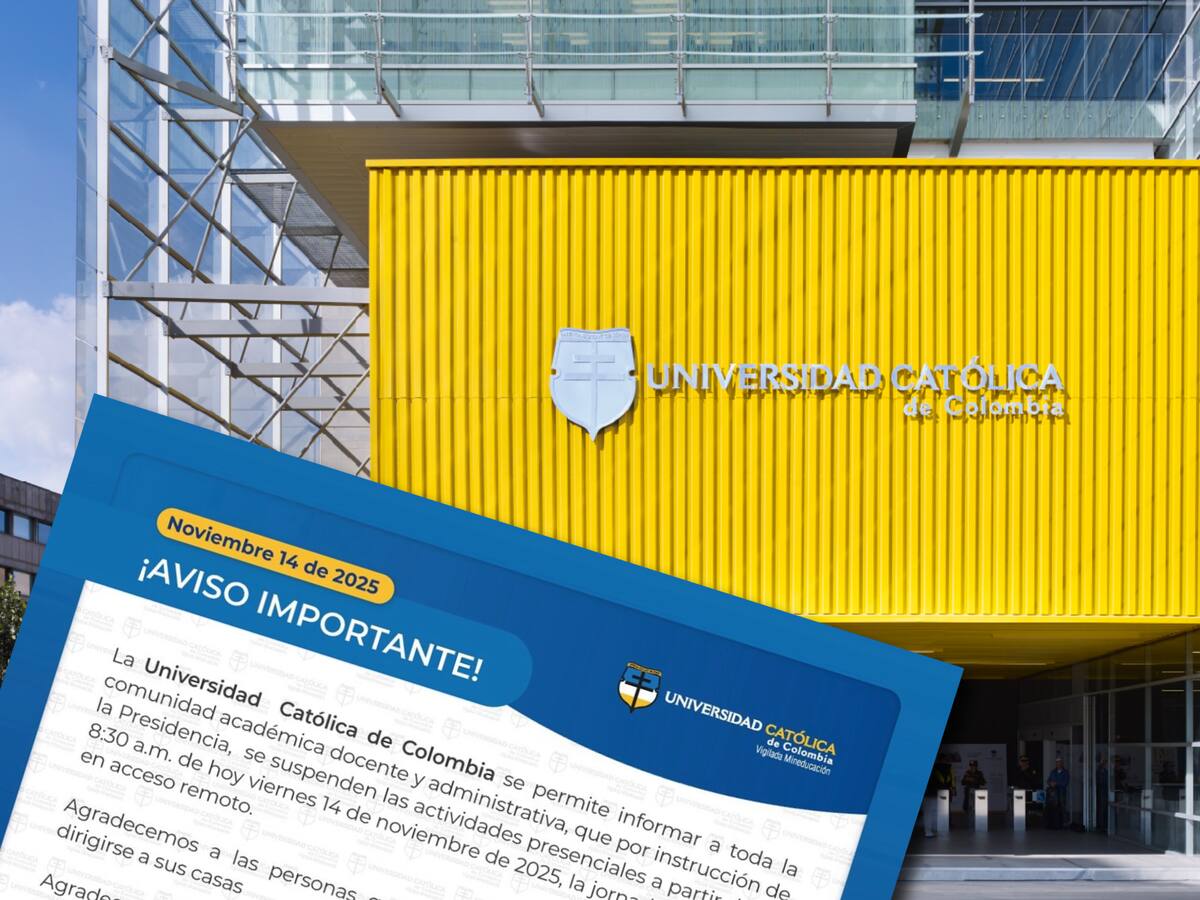 Descartan presencia de explosivos en la Universidad Católica de Bogotá: el edificio fue evacuado