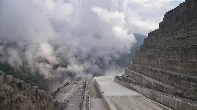 El cierre de la primera compuerta de la GAD se hizo el 29 de mayo pasado.. Foto: Colprensa